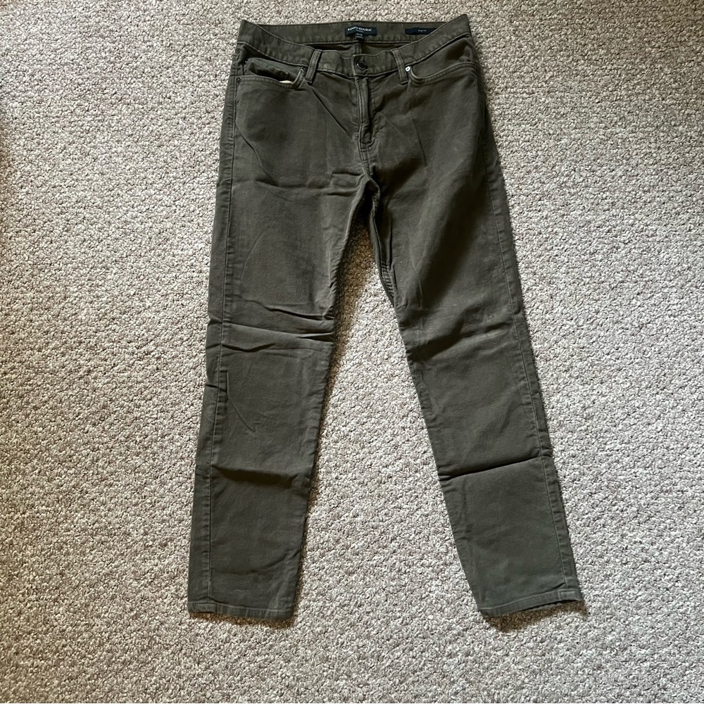 Banana Republic Olive Green Men's Pants